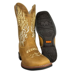 Bota Texana Feminina Durango Caramelo Ref 1730081010G2M