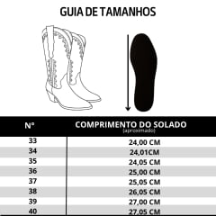 Bota Texana Feminina Vimar Bico Fino Couro Fóssil Castanho Cano Médio Sola Toscana Café V0 - Ref:11232