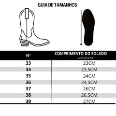 Bota Texana Feminina Vimar Bico Fino Fossil Castanho Solado Toscana Café Ref:11232
