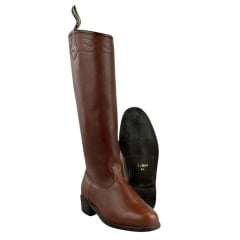 Bota Gaúcha Feminina Lince Cromo Graxo Pinhão Ref.: 51