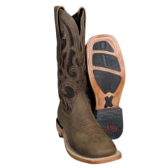 Bota Texana Feminina Goyazes Dallas Tabaco - Ref. 226407-CC