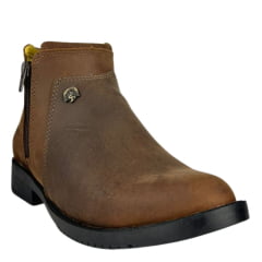 Botina Feminina Zebu Terra Com 2 Zíper Ref:73090MS05