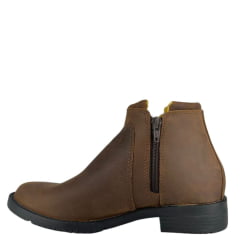 Botina Feminina Zebu Terra Com 2 Zíper Ref:73090MS05