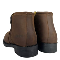 Botina Feminina Zebu Terra Com 2 Zíper Ref:73090MS05