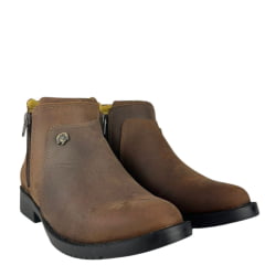 Botina Feminina Zebu Terra Com 2 Zíper Ref:73090MS05