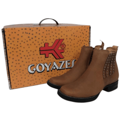 Botina Feminina Goyazes Couro Dallas Furta Cor - Ref. 2132101-CK