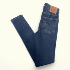 Calça Feminina Levi's Jeans Azul Médio 721 Skinny Ref:LB7210068
