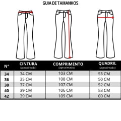 Calça Feminina Consciência Jeans Sujinha Escura Wide Relaxed Com Recorte e Bolsões Ref:25699