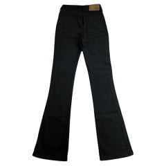 Calça Feminina Country Best Rodeio Preta Flare Com Pedraria Preta Ref:F866