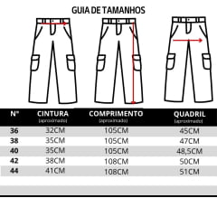 Calça Feminina Country City Jeans Clara Cargo Vanessa Ref:CC2096