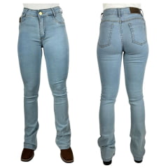 Calça Feminina Gold Ranch Jeans Delavê Flare Ref: Flórida