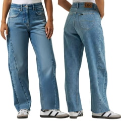 Calça Feminina Lee Barrel Intensity Light Solta Cintura Média Ref. 3380L Calça Feminina Lee Barrel Intensity Light Solta Cintura Média Ref. 3380L
