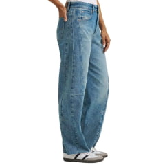 Calça Feminina Lee Barrel Intensity Light Solta Cintura Média Ref. 3380L