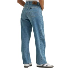 Calça Feminina Lee Barrel Intensity Light Solta Cintura Média Ref. 3380L