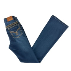 Calça Feminina Laço Forte Bordado Diamante Ref:7037