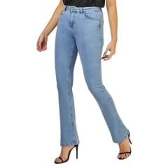 Calça Feminina Lee Jeans Azul Claro Hoxie Premium Stretch Boot Cut Ayo - Ref.3427L