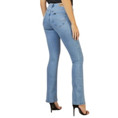 Calça Feminina Lee Jeans Azul Claro Hoxie Premium Stretch Boot Cut Ayo - Ref.3427L