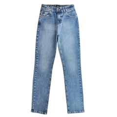 Calça Feminina Lee Jeans Claro Marion Premium Strech Nem Soft Reta Cintura Alta Ref:3239L