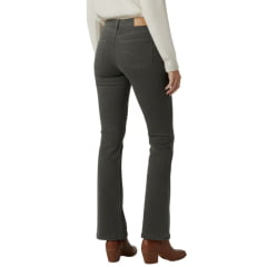 Calça Feminina Lee Jeans Verde Escuro Premium Hoxie Stretch Bootcut Ref:3405L
