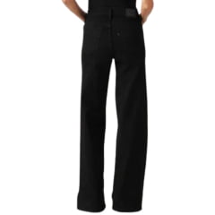 Calça Feminina Levi's 318 Shaping Wide Leg Preta Ref:001PZ0005