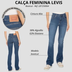 Calça Feminina Levi's 725 High Rise Bootcut Slim Ref: LB7250064