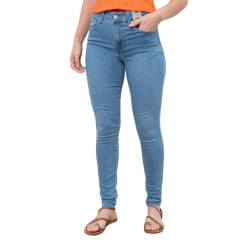 Calça Feminina Levi's Jeans Azul Claro 721 High Rise Skinny Ref:LB7210076