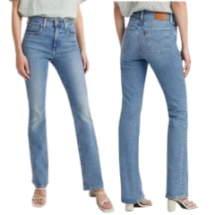 Calça Feminina Levi's Jeans Azul Claro 725 High Rise Bootcut Ref:LB7250063