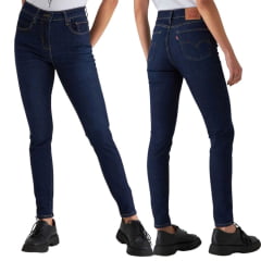 Calça Feminina Levi's Jeans Azul Escuro 721 High Rise Skinny REF: LB7210073