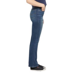 Calça Feminina Levi's Jeans Azul Escuro 725 High Rise Bootcut Flare Ref:187590196