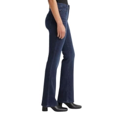 Calça Feminina Levi's Jeans Azul Manchado 725 High Rise Bootcut Ref:187590146