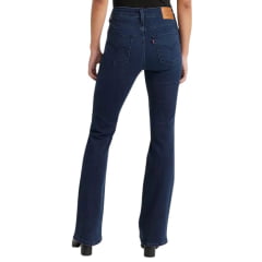 Calça Feminina Levi's Jeans Azul Manchado 725 High Rise Bootcut Ref:187590146