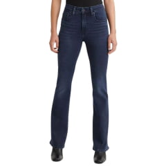 Calça Feminina Levi's Jeans Azul Manchado 725 High Rise Bootcut Ref:187590146