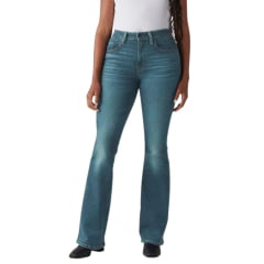 Calça Feminina Levi's Jeans Azul Manchado 726 Flare Ref:A34100077