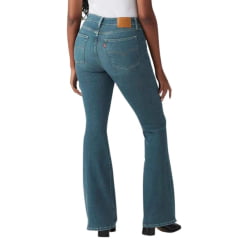 Calça Feminina Levi's Jeans Azul Manchado 726 Flare Ref:A34100077