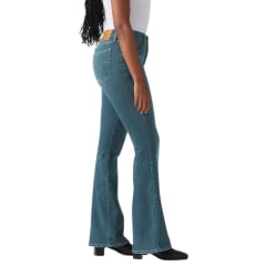 Calça Feminina Levi's Jeans Azul Manchado 726 Flare Ref:A34100077
