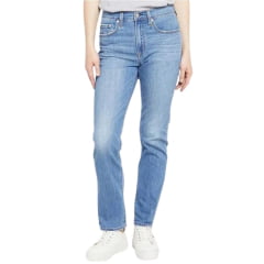 Calça Feminina Levi's Jeans Azul Médio 724 High Rise Stright Reta Ref: 188830384