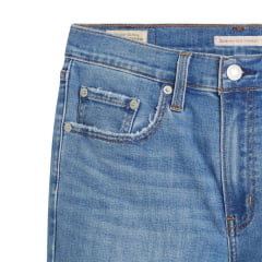 Calça Feminina Levi's Jeans Azul Médio 724 High Rise Stright Reta Ref: 188830384