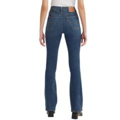 Calça Feminina Levi's Jeans Azul Médio 725 High-Rise Bootcut Com Strech Ref:187590121