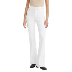 Calça Feminina Levi's Jeans Branco Neve Flare 726 Ref: A 34100069