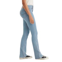 Calça Feminina Levi's Jeans Claro 725 High Rise Bootcut Com Strech Ref:197590171