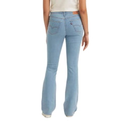 Calça Feminina Levi's Jeans Claro 725 High Rise Bootcut Com Strech Ref:197590171