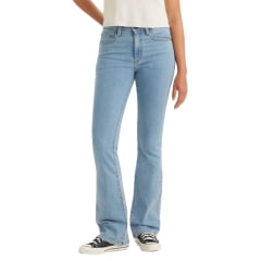 Calça Feminina Levi's Jeans Claro 725 High Rise Bootcut Com Strech Ref:197590171