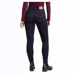 Calça Feminina Levi's Jeans Azul Escuro 720 High Rise Super Skinny Stellar Stretch REF: 527970015