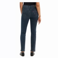 Calça Feminina Levi's Jeans Azul Escuro 724 Stellar Stretch Reta REF: 188830293