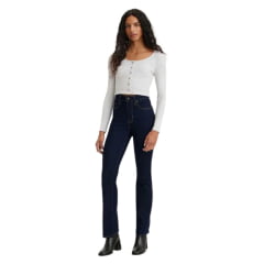 Calça Feminina Levi's Jeans Azul Escuro 725 High Rise Bootcut Ref:187590050