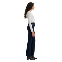 Calça Feminina Levi's Jeans Azul Escuro 725 High Rise Bootcut Ref:187590050