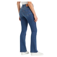 Calça Feminina Levis Jeans Azul Médio 725 High Rise Bootcut Stellar Stretch C/ Friso Azul Escuro REF: 187590158