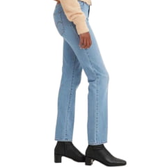 Calça Feminina Levi's Jeans Delavê 724 Hugh Rise Slim Straight Reta Ref.188830182