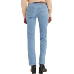 Calça Feminina Levi's Jeans Delavê 724 Hugh Rise Slim Straight Reta Ref.188830182