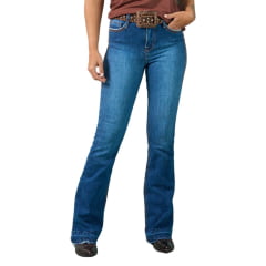 Calça Feminina Miss Country Jeans Soul Com Bordado No Bolso REF: 001087